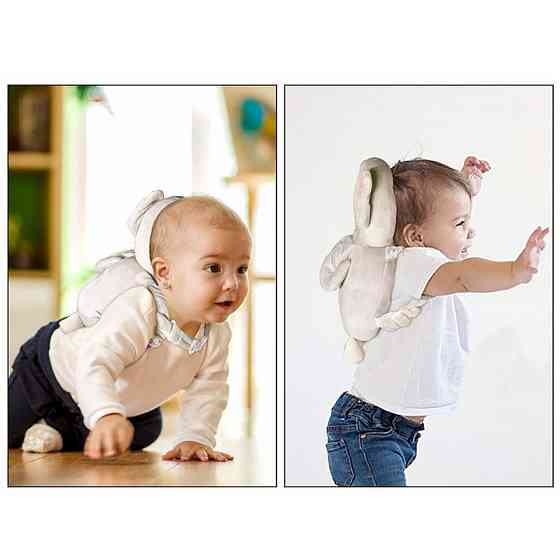 Детская защитная подушка - рюкзак Tochang для защиты головы при падении подголовник Слон Киев