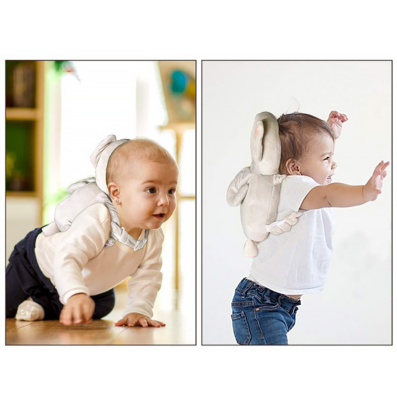 Детская защитная подушка - рюкзак Tochang для защиты головы при падении подголовник Слон Киев - изображение 3