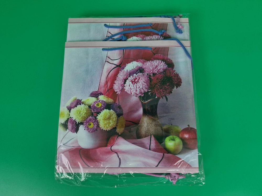 Пакет бумажный подарочный квадратный 23*24*10(артKV-109) (12 шт) Харьков - изображение 2