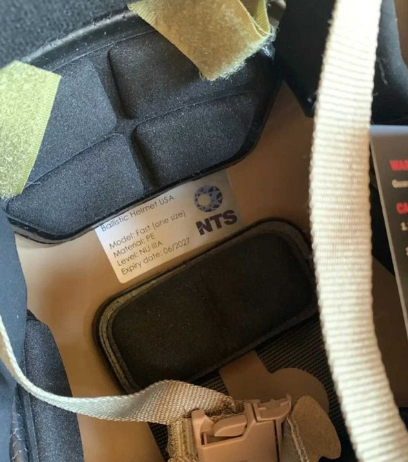 Тактический шлем Fast NTS NIJ койот пиксель с наушниками EARMOR M31. Харьков - изображение 2