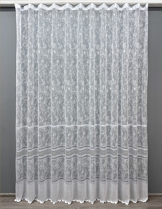 Тюль VR-Textil 1552т Cale Жакард мармур Білий 300х270 см (42-0466) Київ - фото 2