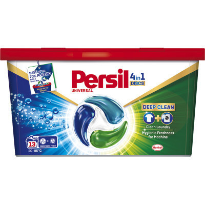 Капсулы для стирки Persil 4in1 Discs Universal Deep Clean 13 шт. (9000101800074) Винница - изображение 1