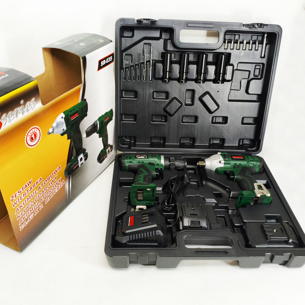 Набори інструментів для авто, Бюджетний надійний шуруповерт, Шуруповерт з набором біт в кейсі CV-29 Львів - фото 3