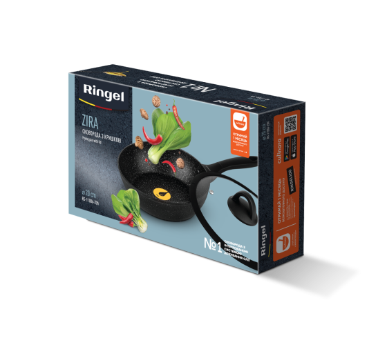 Сковорода RINGEL Zira глибока 20 см (6865318) Київ