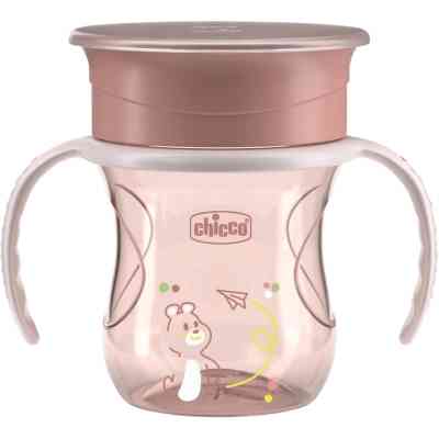 Поїльник-непроливайка Chicco Perfect Cup 200 мл. від 12 місяців (рожева) (06951.15) Вінниця