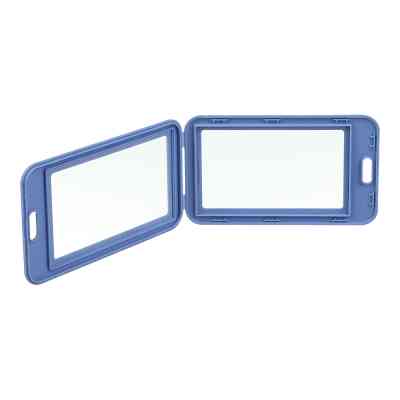 Бейдж Buromax вертикальный, 69 х 111мм, PP+PVC, сине-серый (BM.5414-95) Винница