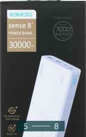 Павербанк Power Bank ROMOSS Sense 8 30000mAh. Киев