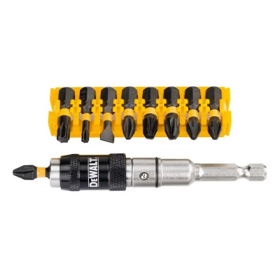 Набір біт DeWALT IMPACT TORSION, ударні, Torx, Philips, Pozidriv, Slotted, PH2, L=25 мм, 10 шт (DT70518T) Вінниця - фото 1