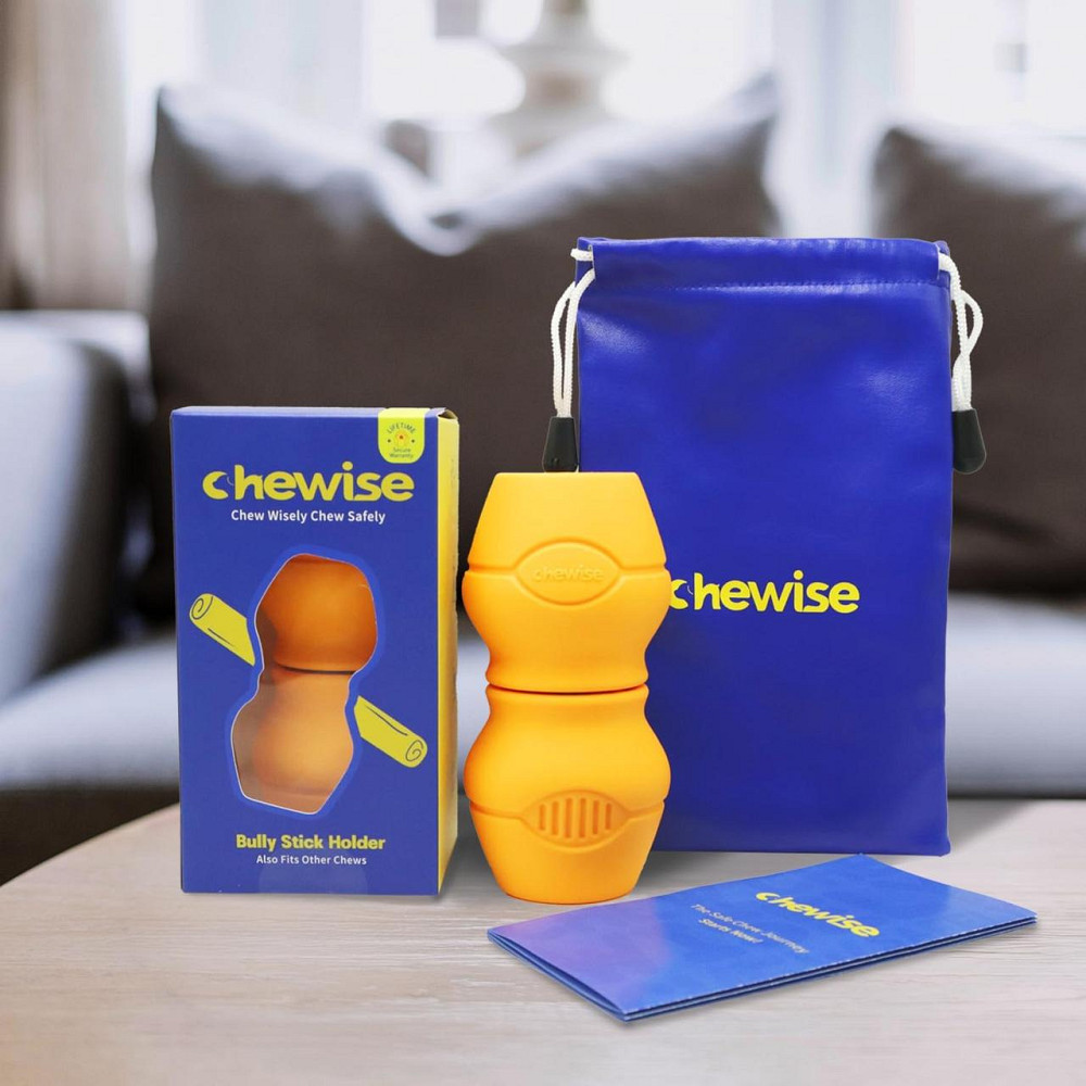 Держатель для bully sticks Chewise CHM201 Желтый Heavy Duty BPA-free Противозадыхающий для собак всех размеров Киев - изображение 7
