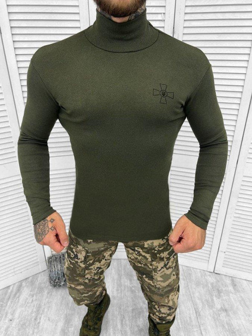 Гольф мужской олива ВСУ теплый под горло водолазка мужская для зимы 54 Одесса - изображение 2