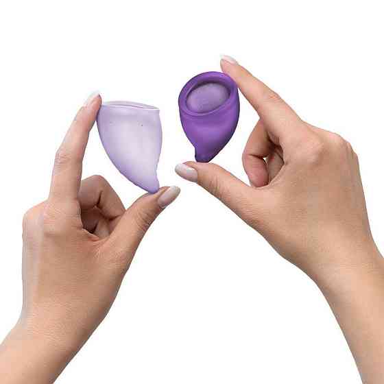 Набір менструальних чаш Fun Factory FUN CUP EXPLORE KIT, 2 шт, Multicolored Violet, об’єми 20 та 30 мл Sex Aura Київ
