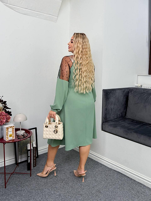 Женское платье со вставками из сеточки Одесса - изображение 4