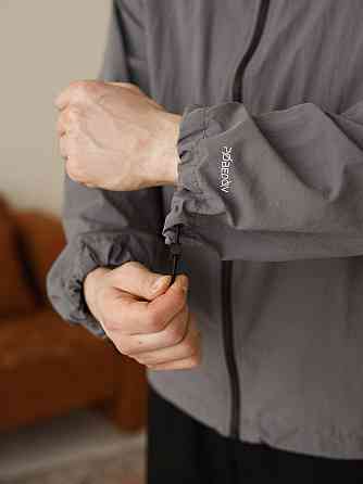 Чоловіча куртка вітрівка темно-сіра Pobedov Neon. Вітрівка для чоловіків легка весняна Київ