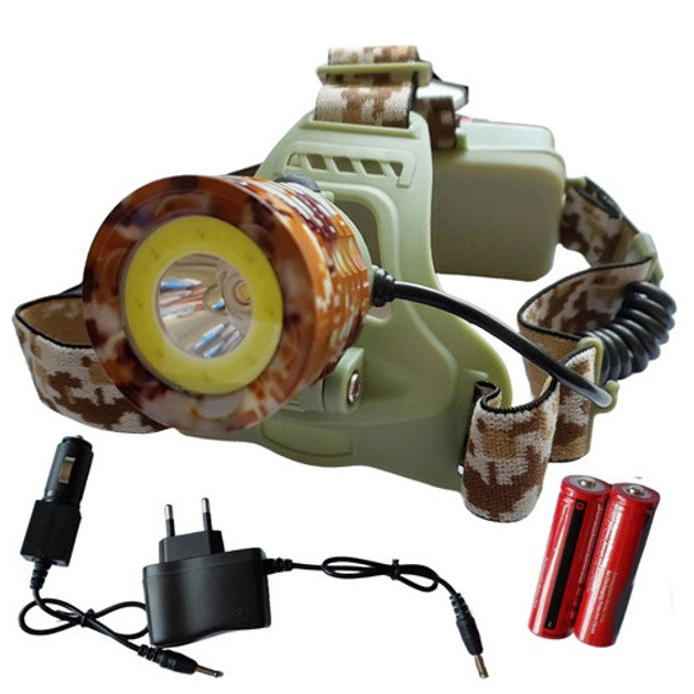 Фонарик диодный налобный, Фонарь для спасателей на голову, Фонарик налобник, Фонарь на голову для бега OJ-43 Львов - изображение 8