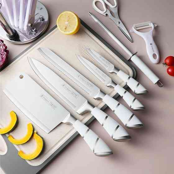 Набір ножів 9 в 1 на підставці Kitchen of King KK-010 Луцк
