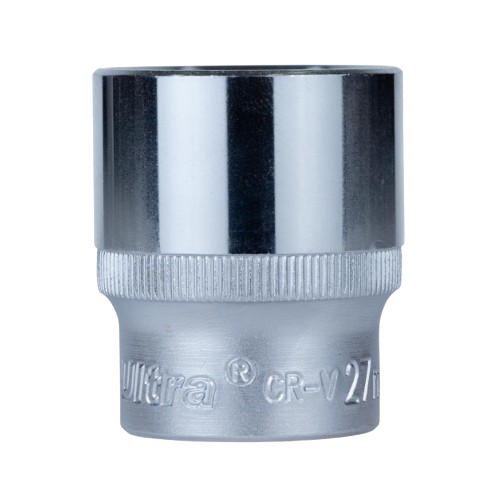 Насадка шестигранна коротка 1/2" 27 мм CrV Ultra Житомир