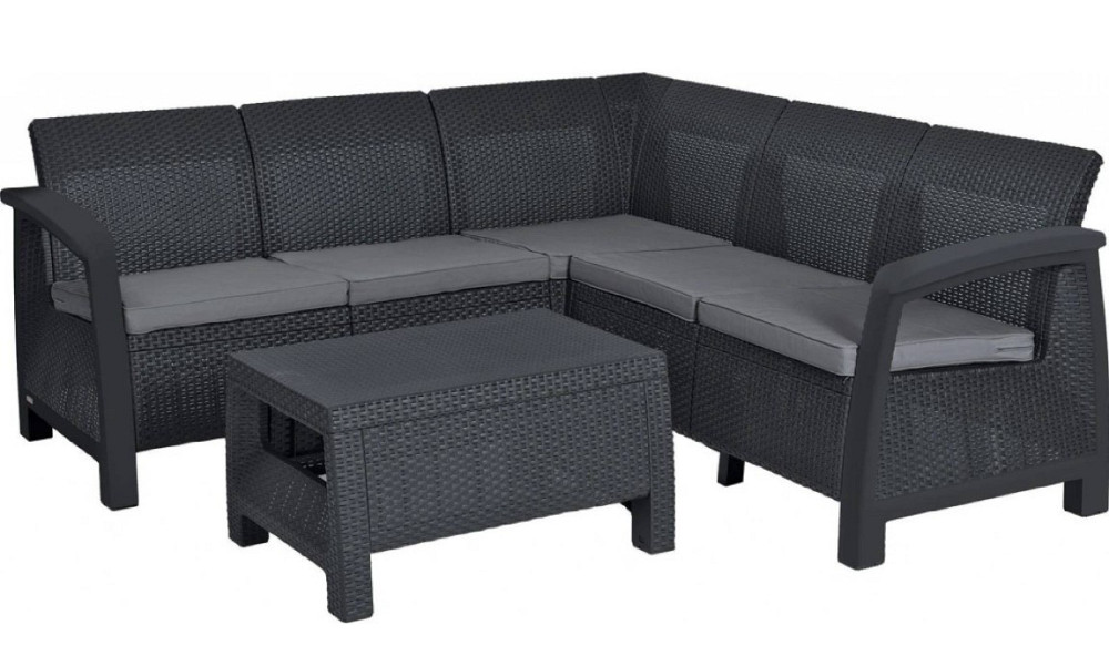 Комплект садой мебели Keter Bahamas Relax, графит - прохладный серый Киев - изображение 1