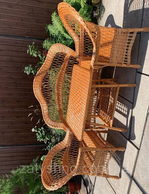 Набор мебели Капля, плетенный Киев - изображение 5