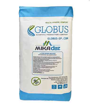 Осушувач підстилки для птахів (порошок) Мікадез 10 кг  ТОВ НВК "ГЛОБУС" Вінниця