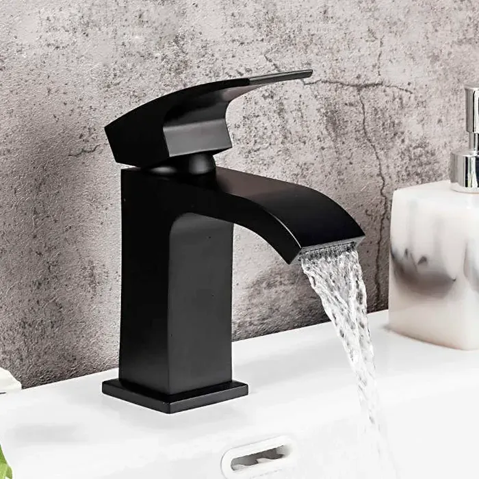 Смеситель для умывальника GAPPO G1007-6 черный Киев - изображение 2