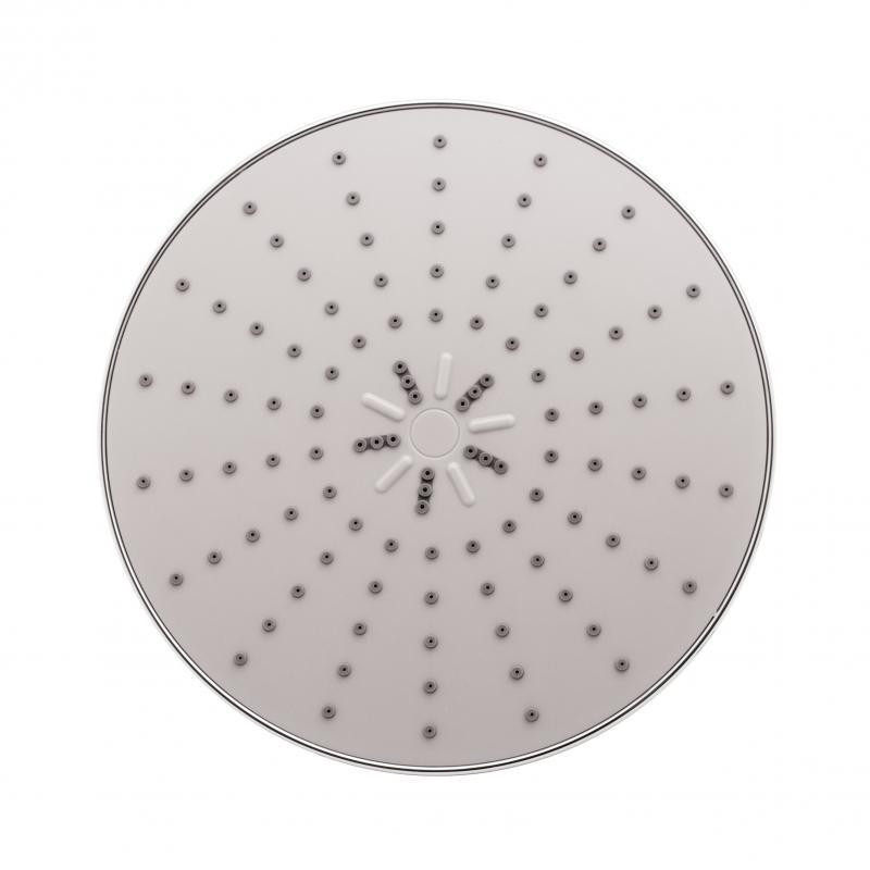 Душевая система универсальная Qtap Plava на три потребителя (с изливом) c полочкой QT1004CRM Chrome, латунь Харьков - изображение 7