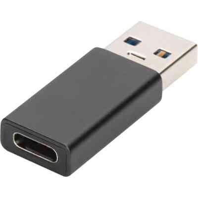 Переходник USB-A to USB-C (M/F) 3A 5GB ver.3.0 Digitus (AK-300524-000-S) Винница