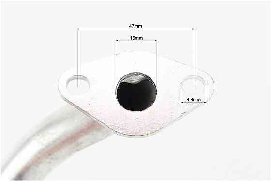 Патрубок карбюратора (метал), d - 16mm, h - 160mm Киев