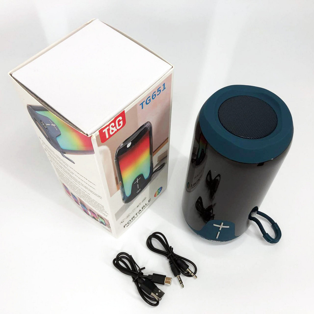 Колонка портативна акумуляторна TG651, Бюджетна Bluetooth колонка акумуляторна CK-55 Львів - фото 6