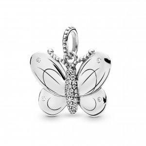 Срібна підвіска-намистина Пандора  "Декоративний метелик" 397933CZ MasterSem Київ - фото 1