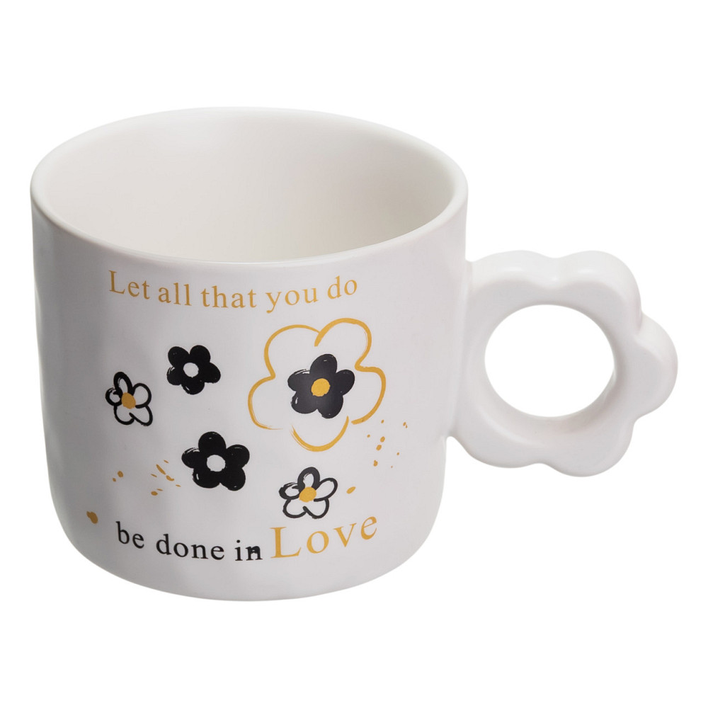 Yiwu Чашка для чаю та кави порцелянова 420 (мл) гарна оригінальна кружка на подарунок FM-14A Коломыя - изображение 3