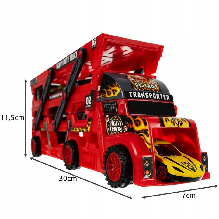 Детский Игрушечный грузовик TIR с 6 машинками Kruzzel (22515) Нововолынск - изображение 7
