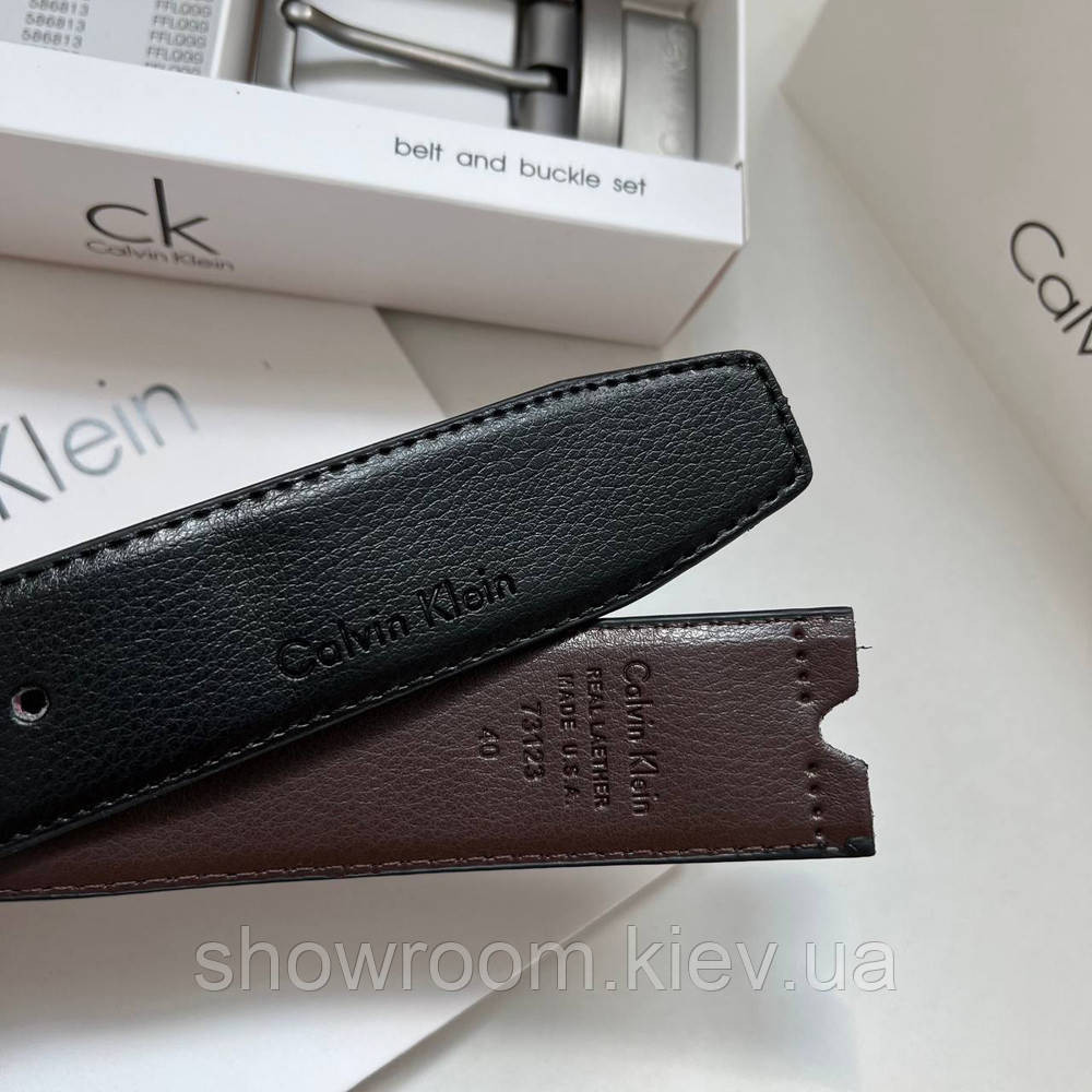 Чоловічий подарунковий набір (ремінь із двома пряжками) (415) Київ - фото 7