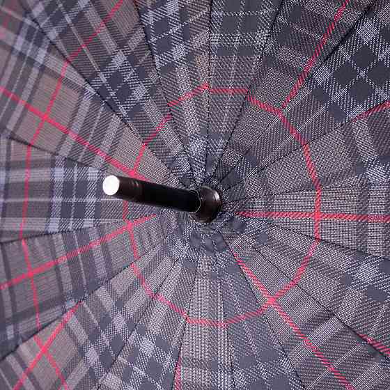 Классический полуавтоматический зонт-трость серый Киев