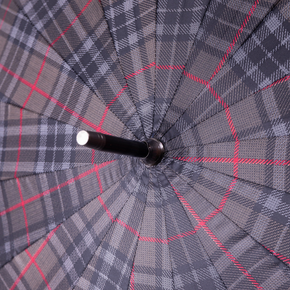 Полуавтоматичний зонт-трость сірий 117 см Київ - фото 6