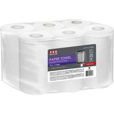 Бумажные полотенца PRO service Comfort с центральной вытяжкой 2 слоя 75 м 6 рулонов (4823071621723) Винница
