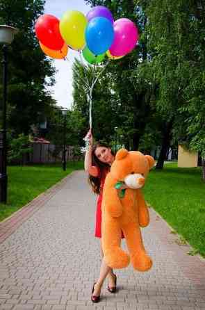 Плюшевий ведмедик М'яка іграшка Рафаель 120 см Карамельний Тернопіль