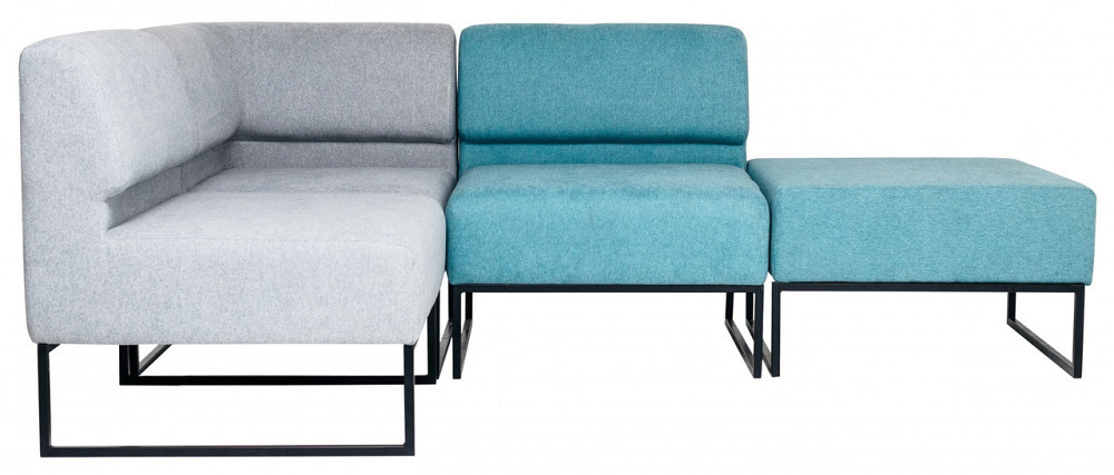 Диван Модульный Lounge Серо-голубой Киев - изображение 2