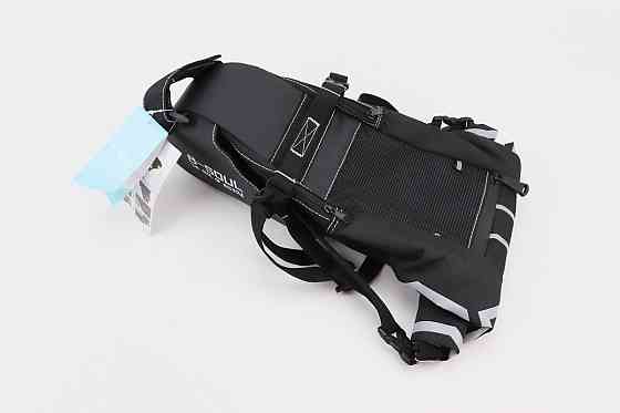 Сумка під сидіння (Bikepacking) 12L, кріпл. швидкознімне, чорно-сіра Київ