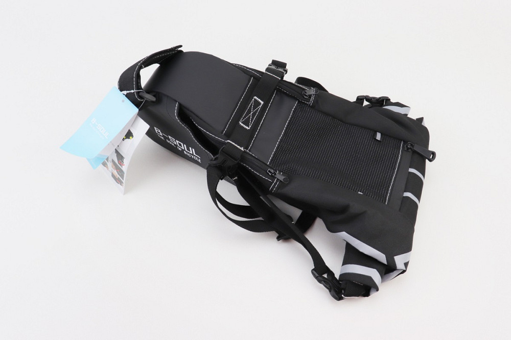 Сумка під сидіння (Bikepacking) 12L, кріпл. швидкознімне, чорно-сіра Київ - фото 1