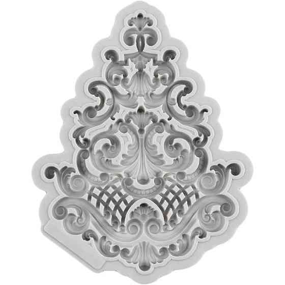 Молд силиконовый Абстракция 160 на 125 мм серый Киев