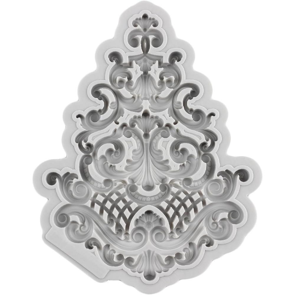 Молд силіконовий Абстракція 160 на 125 мм сірий Київ - фото 6