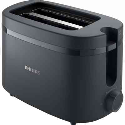 Тостер Philips Essentials Collection 650Вт, пластик, темно-сірий (HD2510/90) Винница