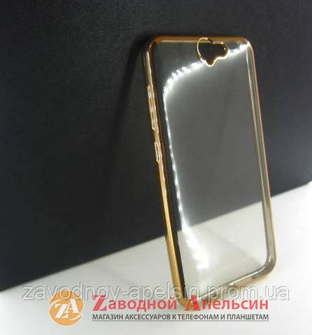 HTC One A9 чохол Eleсtroplating gold Одеса - фото 1