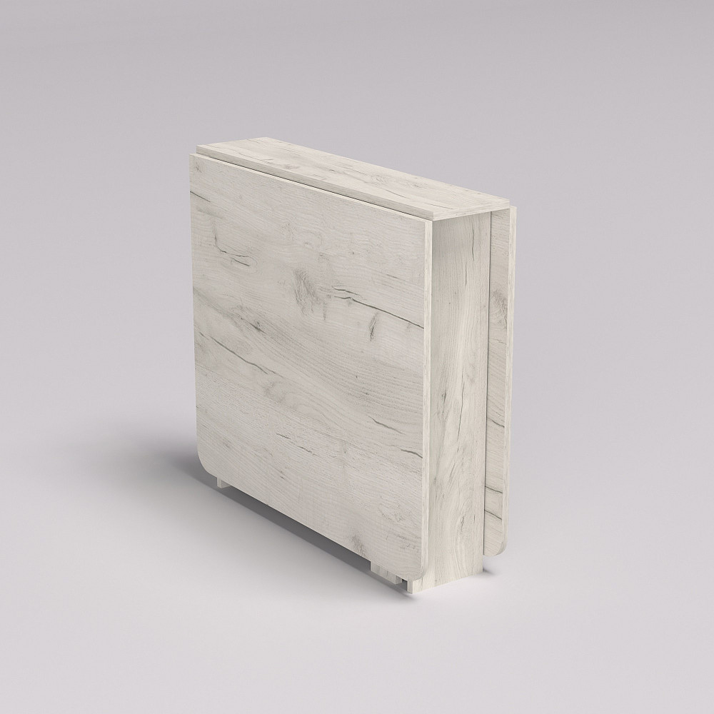 Стол-тумба №4 узкая, Дуб Крафт Білий, 1580х800х750 Львов - изображение 2