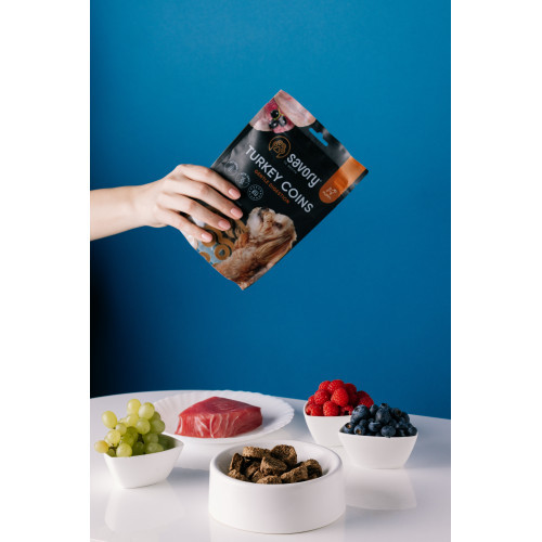 Джерки Savory Puppy Coins With Turkey монетки для щенков с индейкой 100 г Киев - изображение 8