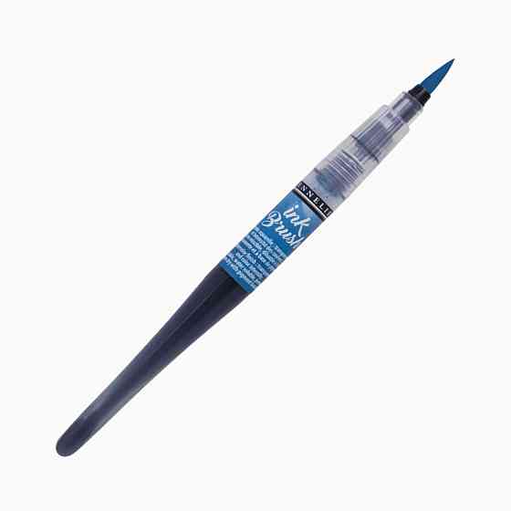 Ручка-пензель з чорнилом Sennelier Ink Brush, Ультрамариновий синій (Ultramarine Blue) Київ
