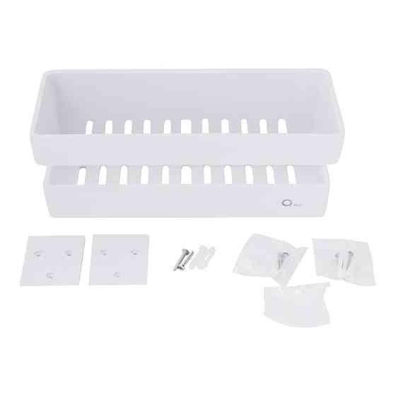 Полка универсальная Qtap Police пластиковая QTPL02 White Киев