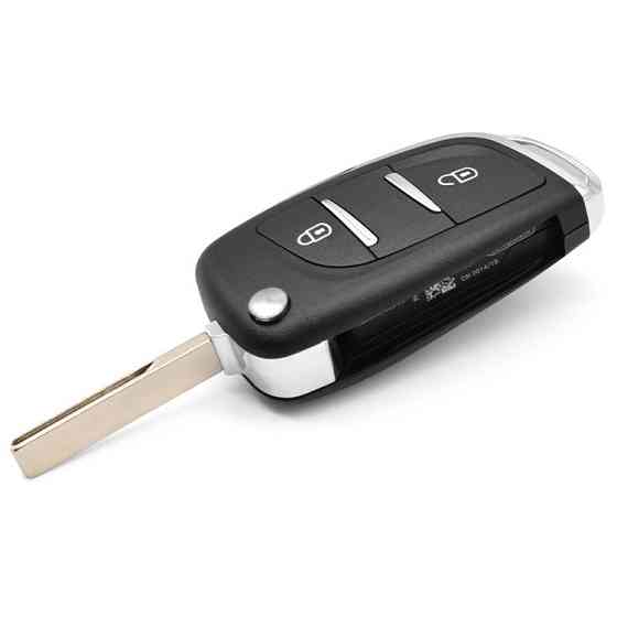 Выкидной ключ Peugeot с чипом и 2 кнопками Киев