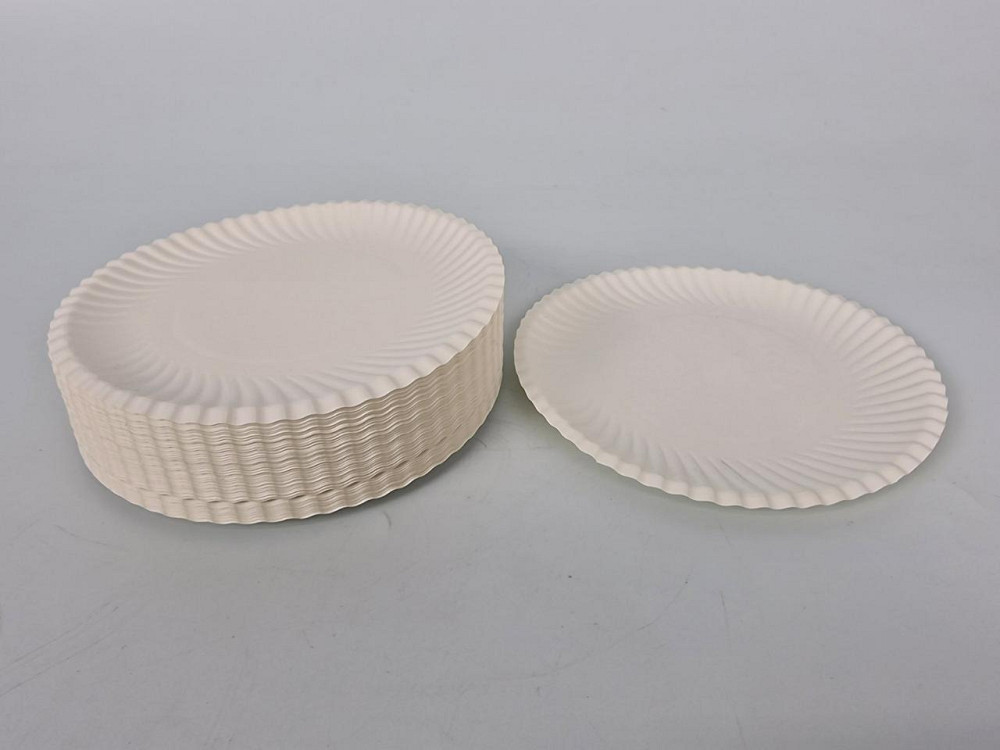 Паперова тарілка біла 100 шт. діаметр 165 мм (1 пачка) Харків - фото 2