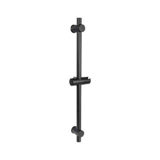 Душова стійка з тримачем нержавійкайка Qtap Lepit 665 мм кругла QTLEP82103OB Black Matt Харків
